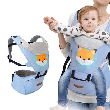 Bambinino™ 2-in-1 Babytrage mit Hüftsitz – Ergonomischer Tragriemen & Taille-Hocker für Neugeborene & Kleinkinder