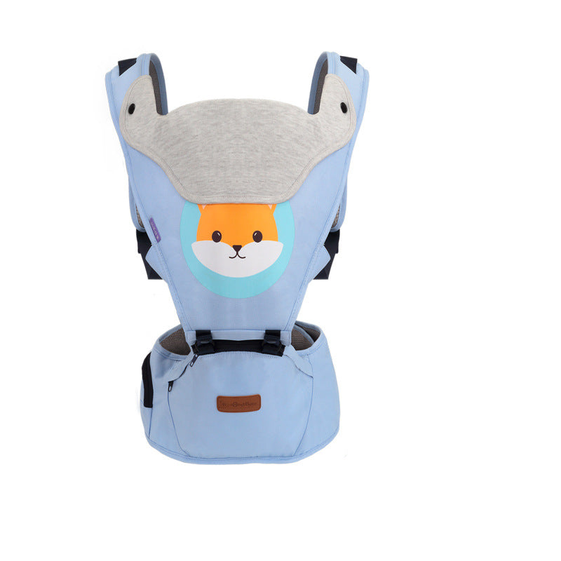 Bambinino™ 2-in-1 Babytrage mit Hüftsitz – Ergonomischer Tragriemen & Taille-Hocker für Neugeborene & Kleinkinder