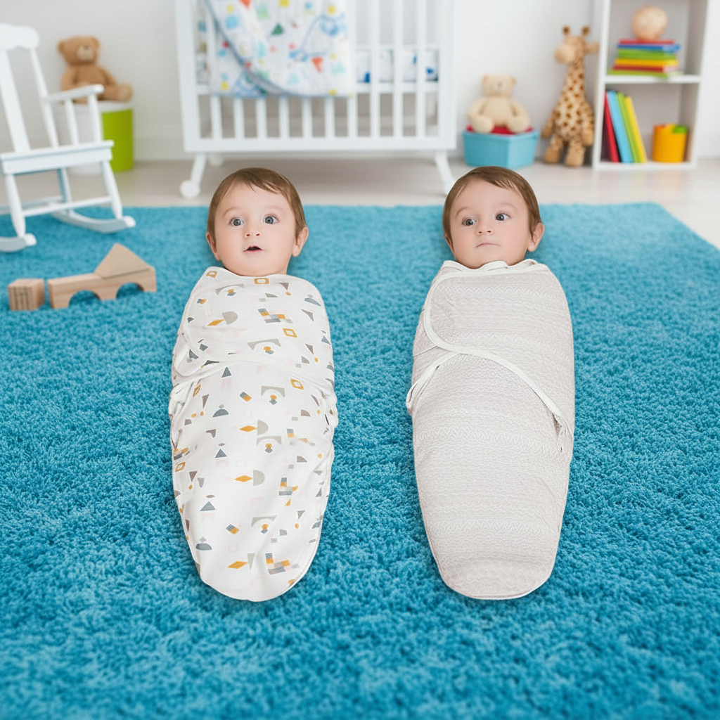 Bambinino™ Neugeborenen Baumwoll-Schlafsack – Atmungsaktiv, Sicher & Kuschelweich