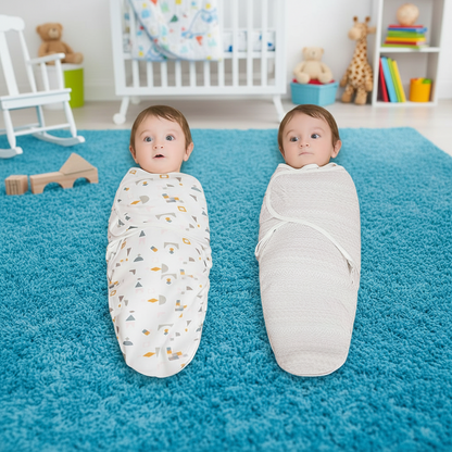 Bambinino™ Neugeborenen Baumwoll-Schlafsack – Atmungsaktiv, Sicher & Kuschelweich