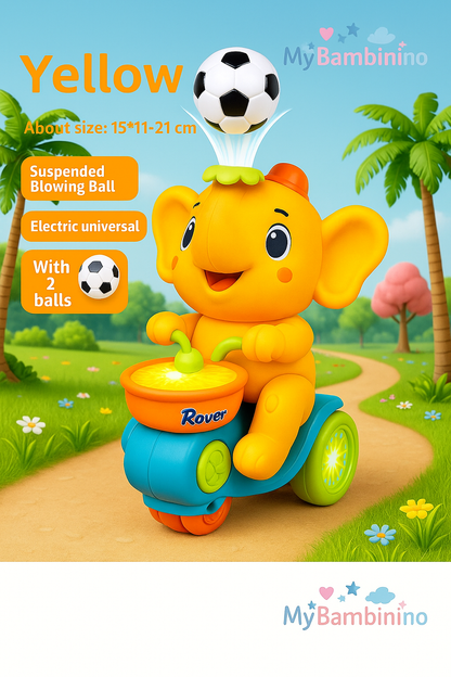 Bambinino Elekrischer Trommel-Elefant- Musik, Bewegung & Spaß für Babys