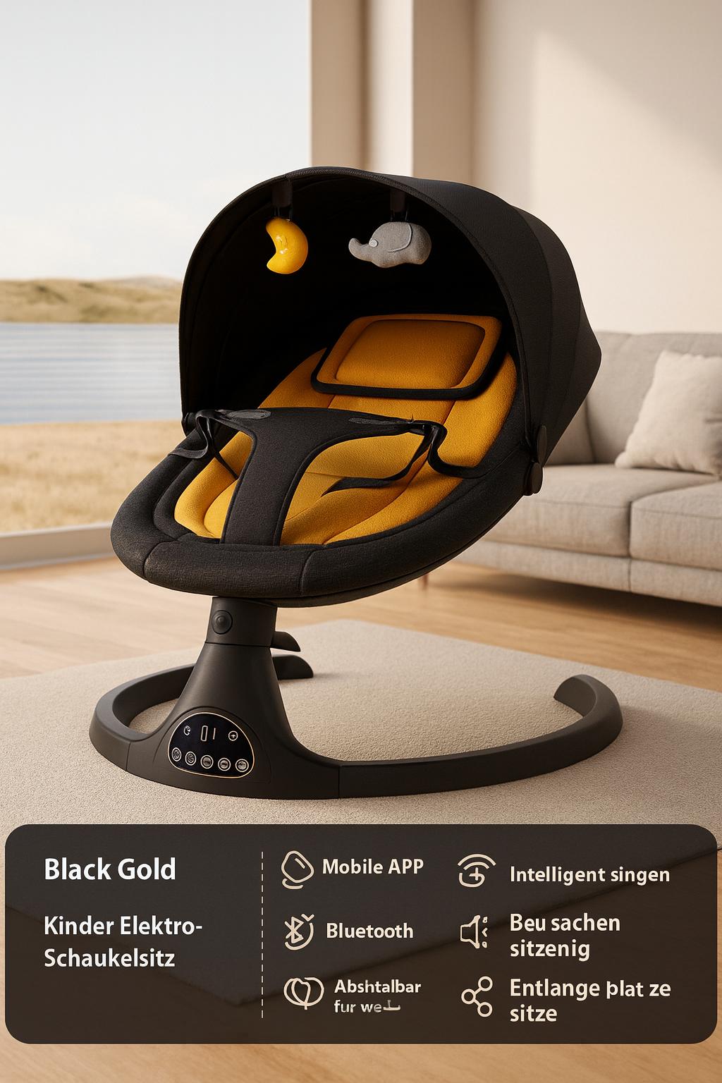 Bambinino™ Elektrischer Baby-Schaukelsitz – Premium Smart Rocker